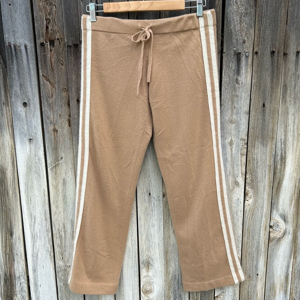 Juicy Couture Vintage Cashmere Track Pants Camel Tan P